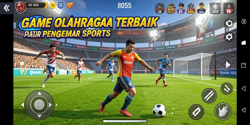 Tampilan gameplay dari 8055 yang menegangkan dan seru.