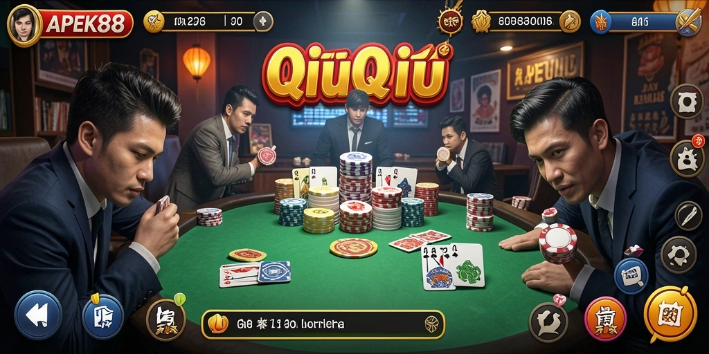Tampilan menarik APEK88 saat bermain QiuQiu.