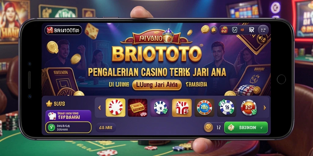Tampilan gameplay Live Casino yang menarik di BRIOTOTO.