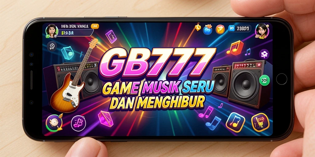 Screenshot gameplay <strong>GB777</strong> menampilkan interaksi seru dengan musik.