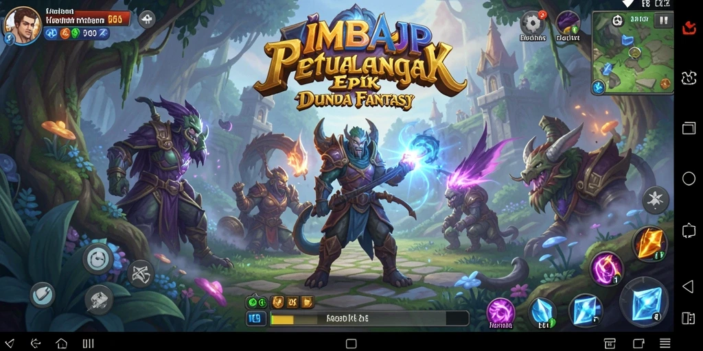 Tangkapan layar menunjukkan aksi petualangan seru di IMBAJP.