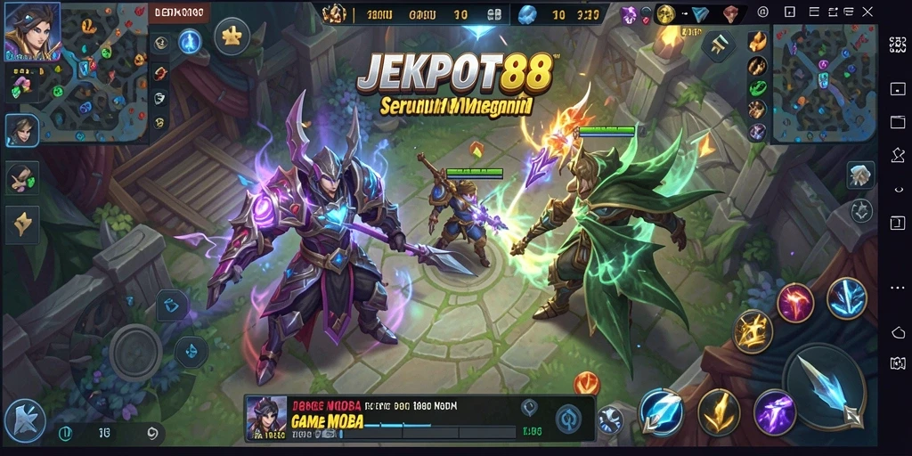 Tampilan gameplay seru dari JEKPOT88 yang memikat.