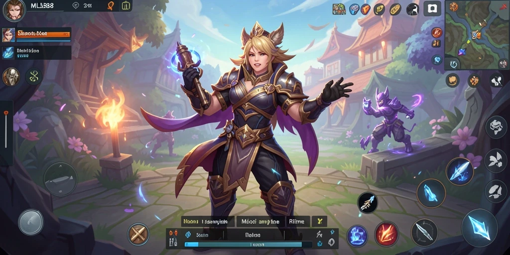 Gameplay seru MLBB8 dengan berbagai pilihan lagu dan tantangan.