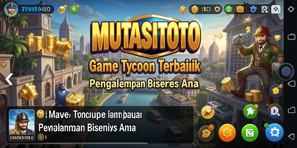 Tampilan menarik dari gameplay MUTASITOTO yang menampilkan strategi Tycoon.