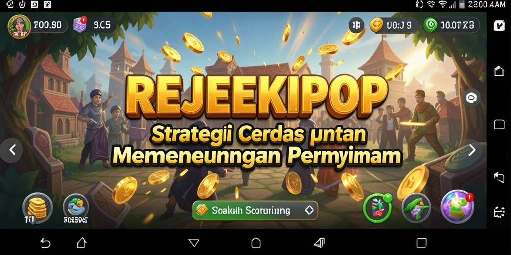 Tampilan gameplay seru dari REJEKIPOP dengan strategi mendalam.