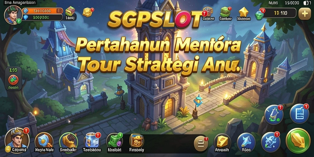 Tampilan menara pertahanan dalam aksi di SGPSLOT yang menegangkan.