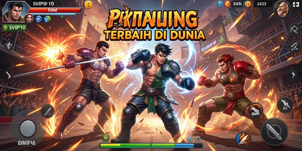 Tampilan aksi pertarungan dalam SVIP10 yang menegangkan dan mendebarkan.