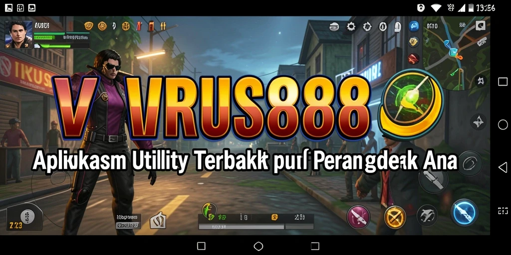 Screenshot utama VIRUS88 menunjukkan fitur pengelolaan aplikasi yang praktis.
