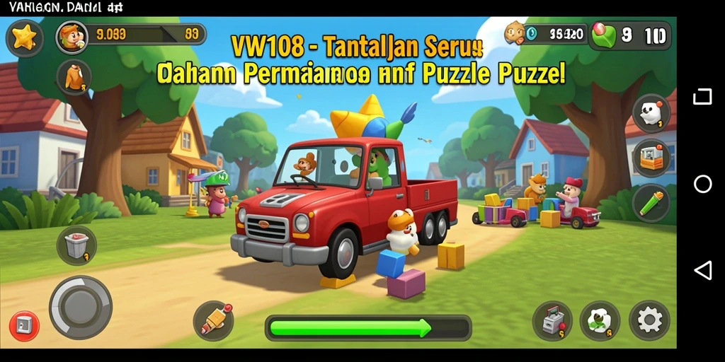 Tampilan permainan Puzzle menarik dari VW108, dengan berbagai teka-teki yang menantang.